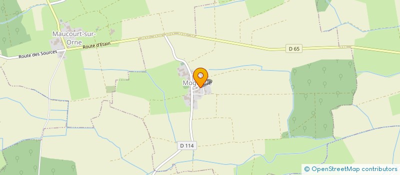 localisation de l'entreprise LES ENFANTS DE LA FONTAINE à MOGEVILLE