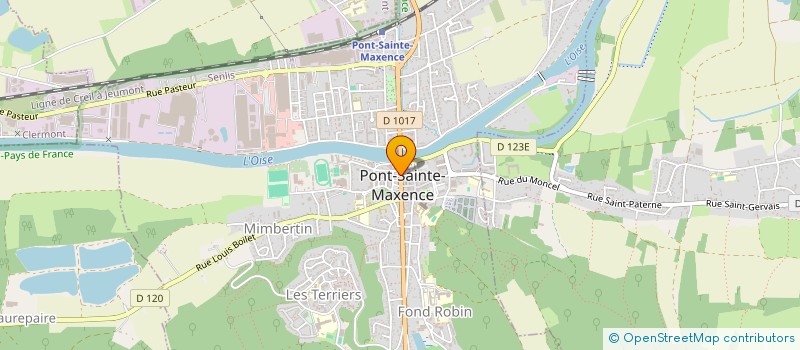 localisation de l'entreprise LES ENFANTS DE LA LUMIERE  PONT-SAINTE-MAXENCE