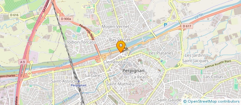 localisation de l'entreprise LES ENFANTS DE LA MER  PERPIGNAN