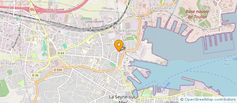 localisation de l'entreprise LES ENFANTS DE LA PHOTOS  LA SEYNE-SUR-MER