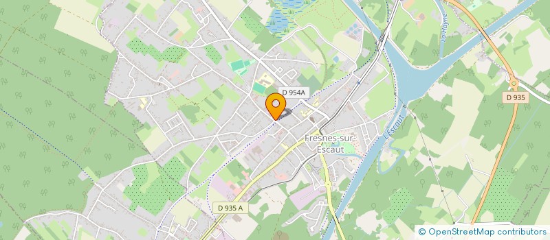 localisation de l'entreprise LES ENFANTS DE LA ROUTE à FRESNES-SUR-ESCAUT