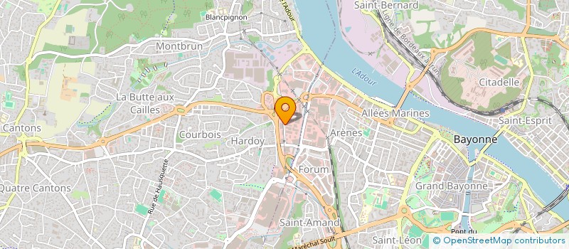 localisation de l'entreprise LES ENFANTS DE LA RUCHE à ANGLET