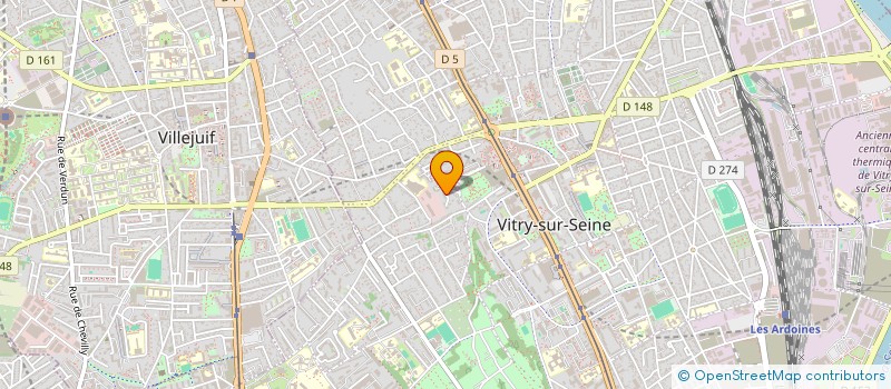 localisation de l'entreprise LES ENFANTS DE LA SOLIDARITE à VITRY-SUR-SEINE