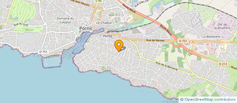 localisation de l'entreprise LES ENFANTS DE LA SOURCE  PORNIC