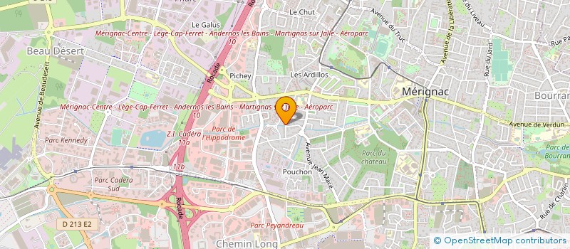 localisation de l'entreprise LES ENFANTS DE MAJUNGA à MERIGNAC