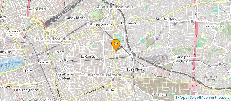 localisation de l'entreprise LES ENFANTS DE MARS à MARSEILLE