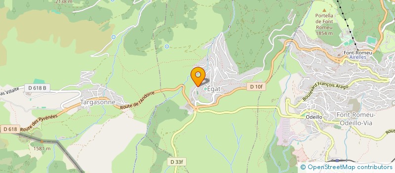 localisation de l'entreprise LES ENFANTS DE MILOU  EGAT