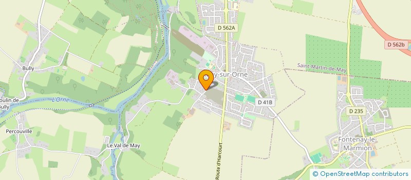 localisation de l'entreprise LES ENFANTS DE MINEURS DE LA MINE DE MAY - ST ANDRE  MAY-SUR-ORNE