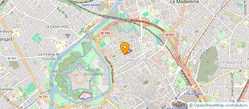 localisation de l'entreprise LES ENFANTS DE PANDORE à LILLE