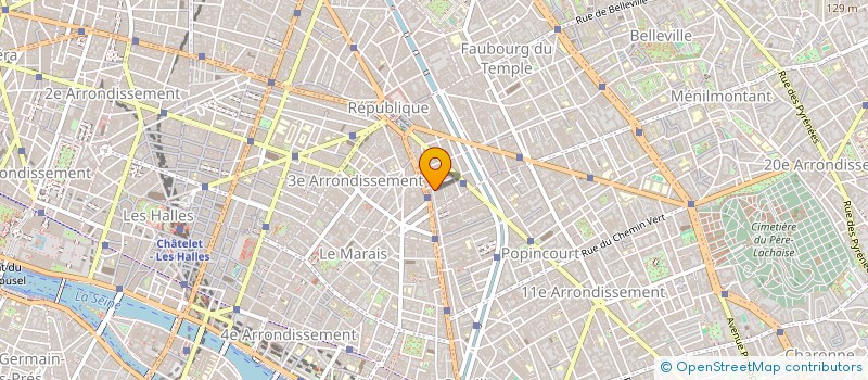 localisation de l'entreprise LES ENFANTS DE PARIS  PARIS