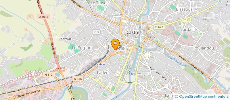 localisation de l'entreprise LES ENFANTS DE PARKSIDE  CASTRES