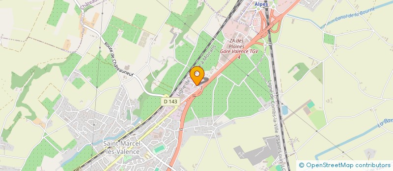 localisation de l'entreprise LES ENFANTS DE PAUL-HENRI  SAINT-MARCEL-LES-VALENCE