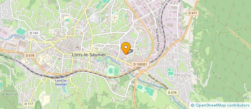 localisation de l'entreprise LES ENFANTS DE PREVERT à LONS-LE-SAUNIER