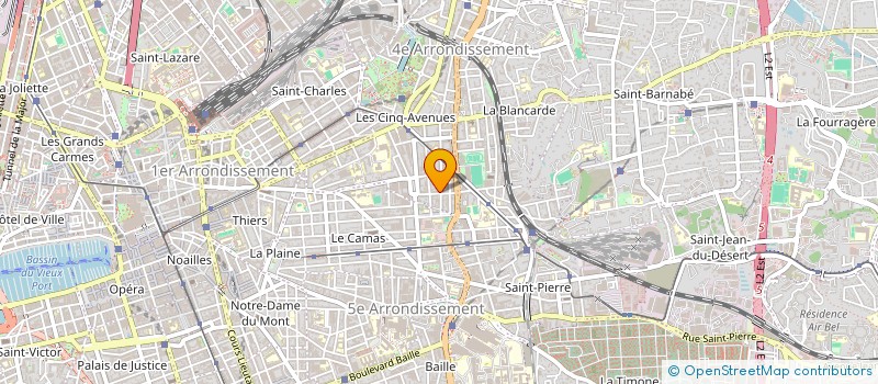 localisation de l'entreprise LES ENFANTS DE PROVENCE à MARSEILLE