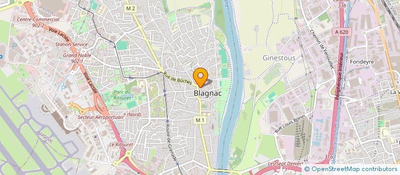 localisation de l'entreprise LES ENFANTS DE R'LYEH  BLAGNAC