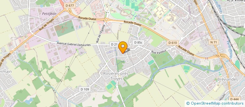 localisation de l'entreprise LES ENFANTS DE SAIGON  ROSIERES-PRES-TROYES