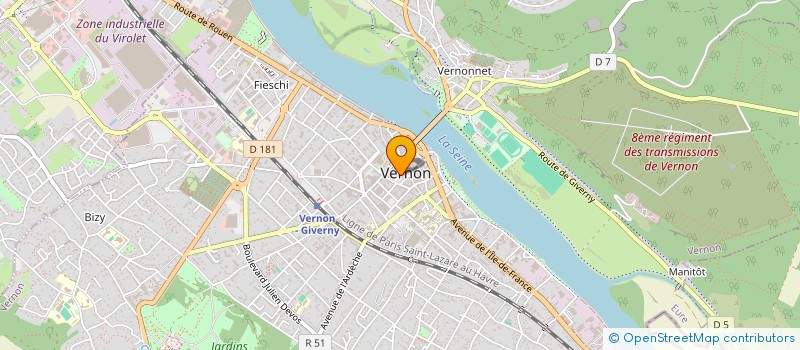 localisation de l'entreprise LES ENFANTS DE TAMAR à VERNON