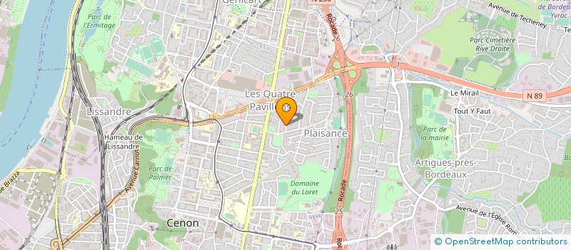 localisation de l'entreprise LES ENFANTS DE TAZENAKHTE à CENON