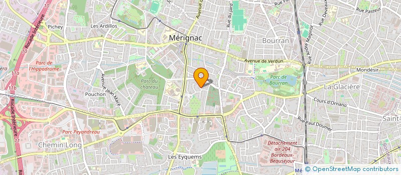 localisation de l'entreprise LES ENFANTS DE TCHIN - TCHAN  MERIGNAC