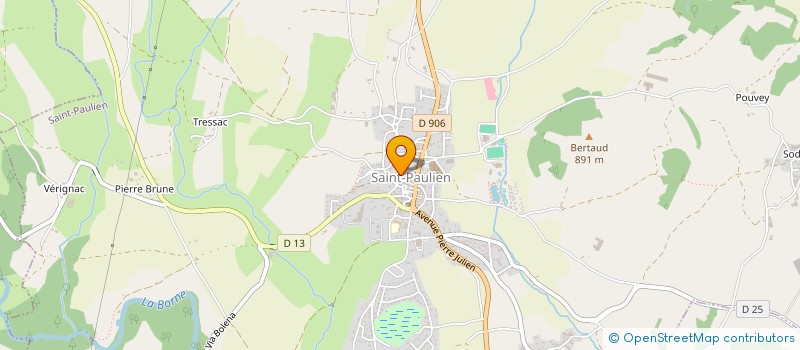 localisation de l'entreprise LES ENFANTS DES PORTES D AUVERGNE à SAINT-PAULIEN