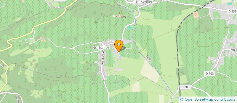 localisation de l'entreprise LES ENFANTS DES VIGNES   NOTHALTEN