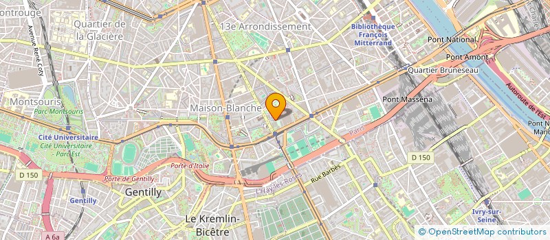 localisation de l'entreprise LES ENFANTS DU 13EME  PARIS