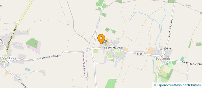 localisation de l'entreprise LES ENFANTS DU BONHEUR  SOULANGIS