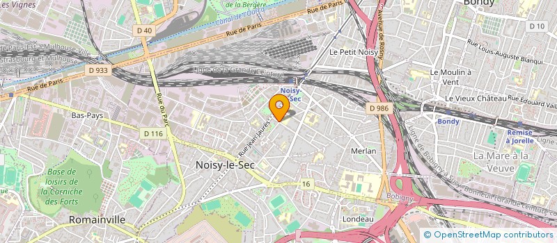 localisation de l'entreprise LES ENFANTS DU CARNOT à NOISY-LE-SEC