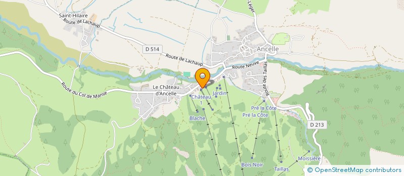 localisation de l'entreprise LES ENFANTS DU CHAMPSAUR à ANCELLE