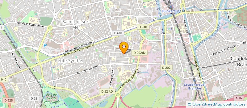 localisation de l'entreprise LES ENFANTS DU COEUR à DUNKERQUE