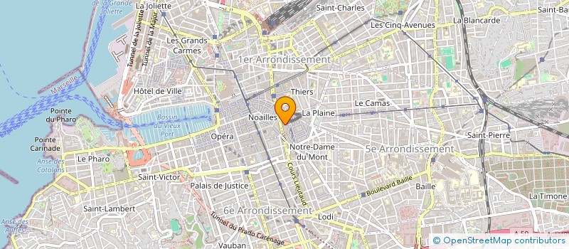 localisation de l'entreprise LES ENFANTS DU DESERT à MARSEILLE