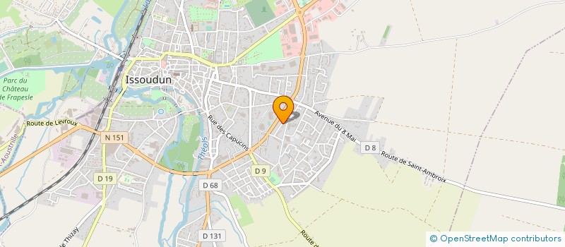 localisation de l'entreprise LES ENFANTS DU DESORDRE à ISSOUDUN