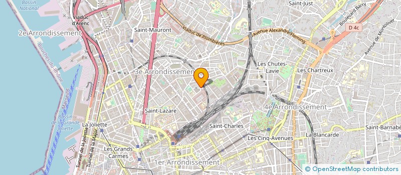 localisation de l'entreprise LES ENFANTS DU FOOT à MARSEILLE
