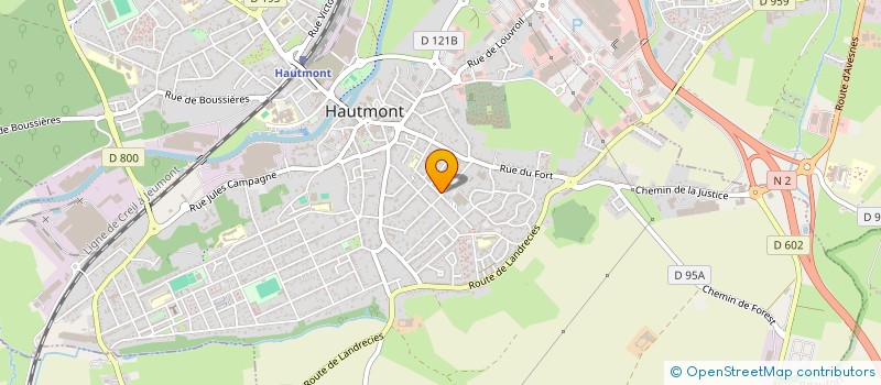 localisation de l'entreprise LES ENFANTS DU FORT  HAUTMONT