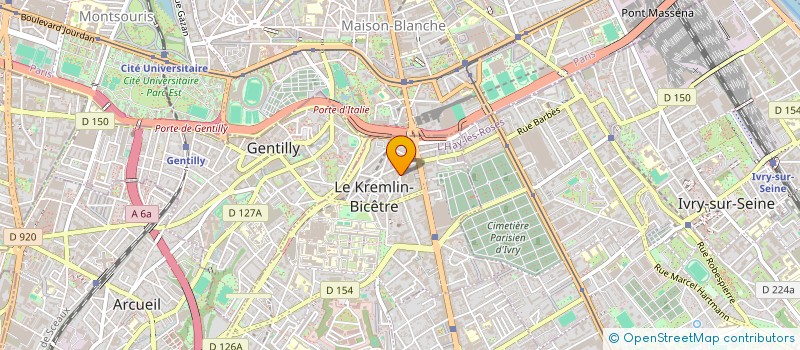 localisation de l'entreprise LES ENFANTS DU GRAND JACQUES à LE KREMLIN-BICETRE