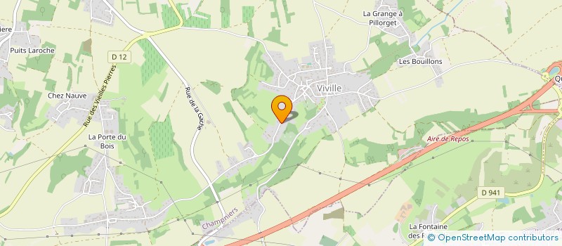 localisation de l'entreprise LES ENFANTS DU JARDIN à CHAMPNIERS