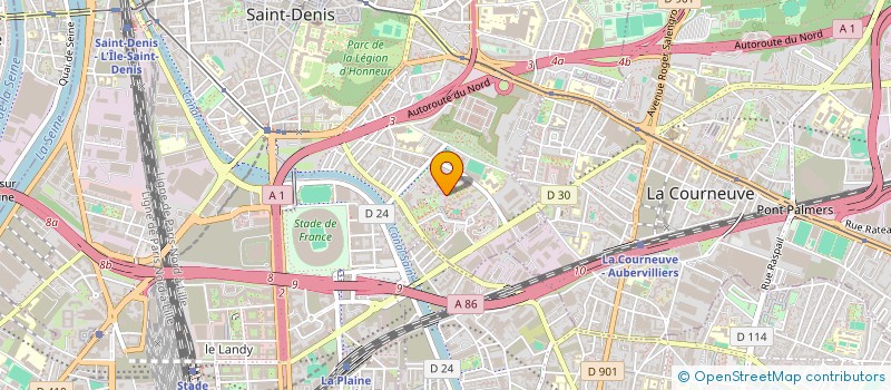 localisation de l'entreprise LES ENFANTS DU JEU à SAINT-DENIS