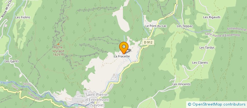 localisation de l'entreprise LES ENFANTS DU LEVANT  SAINT-PIERRE-D ENTREMONT