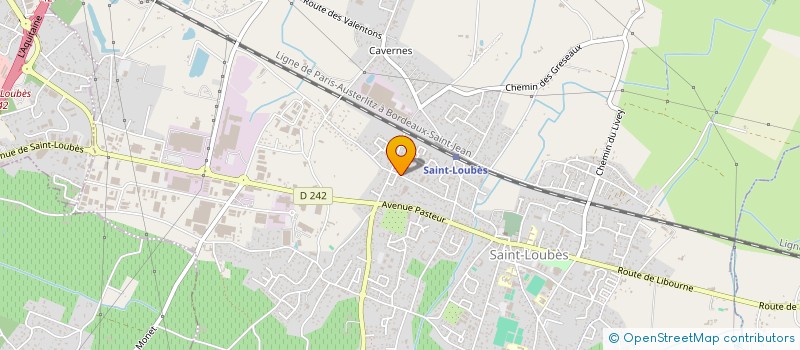 localisation de l'entreprise LES ENFANTS DU LIVE PRODUCTION  SAINT-LOUBES