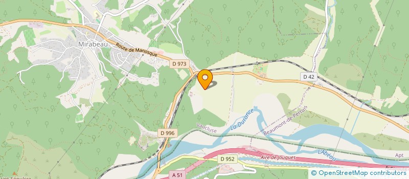 localisation de l'entreprise LES ENFANTS DU LUBERON à MIRABEAU