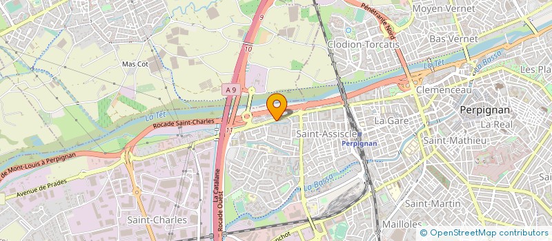 localisation de l'entreprise LES ENFANTS DU LUDE  PERPIGNAN