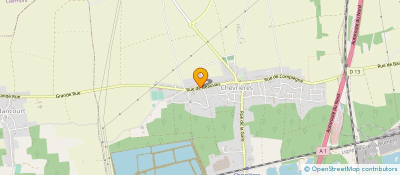 localisation de l'entreprise LES ENFANTS DU MARAIS  CHEVRIERES