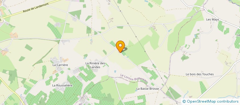 localisation de l'entreprise LES ENFANTS DU MARAIS  LE LOROUX-BOTTEREAU