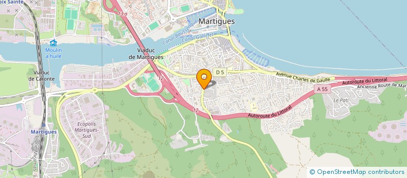 localisation de l'entreprise LES ENFANTS DU MIROIR à MARTIGUES