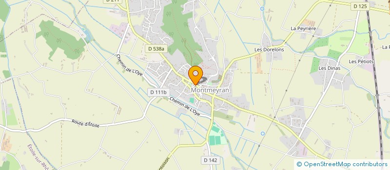 localisation de l'entreprise LES ENFANTS DU MONT DE VENUS - EMV  MONTVENDRE