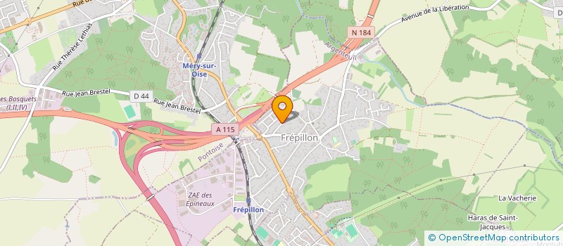 localisation de l'entreprise LES ENFANTS DU MOULIN à BEAUMONT SUR OISE