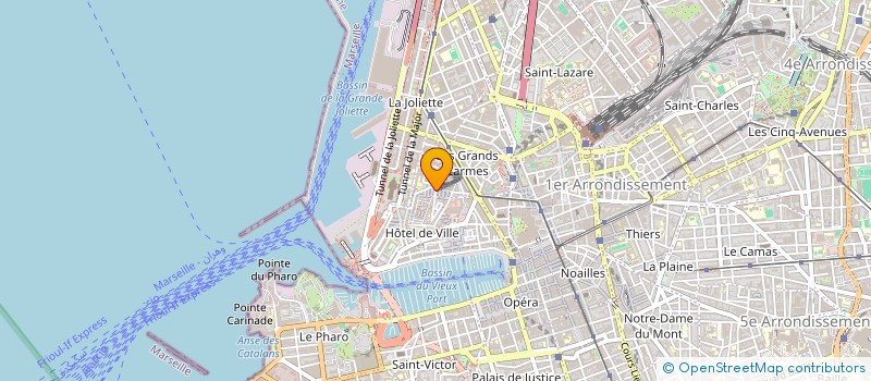 localisation de l'entreprise LES ENFANTS DU PANIER à MARSEILLE