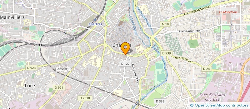 localisation de l'entreprise LES ENFANTS DU PARADIS à CHARTRES