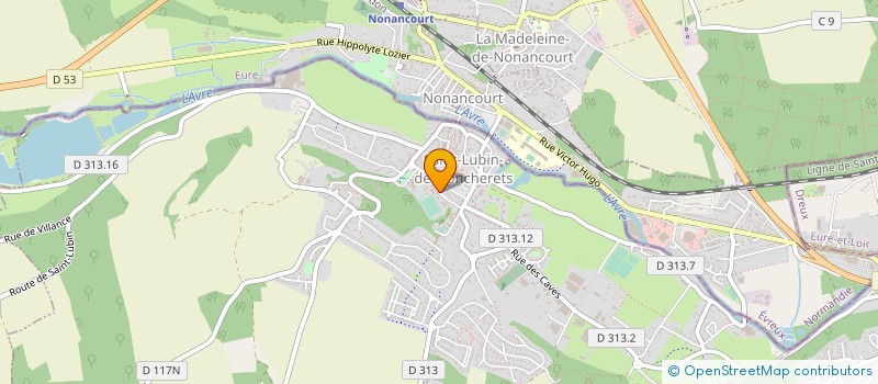 localisation de l'entreprise LES ENFANTS DU PARC à SAINT-LUBIN-DES-JONCHERETS