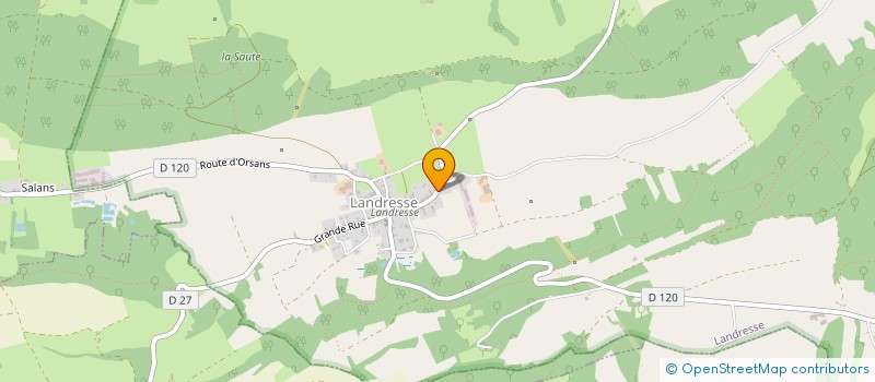 localisation de l'entreprise LES ENFANTS DU PAYS DE PERGAUD  LANDRESSE